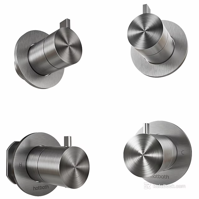 Modern Stainless Steel Faucets Showcasing Sleek Design Polished Finish And Various Styles 3d model 