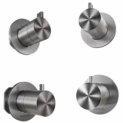 Modern Stainless Steel Faucets Showcasing Sleek Design Polished Finish And Various Styles 3d model