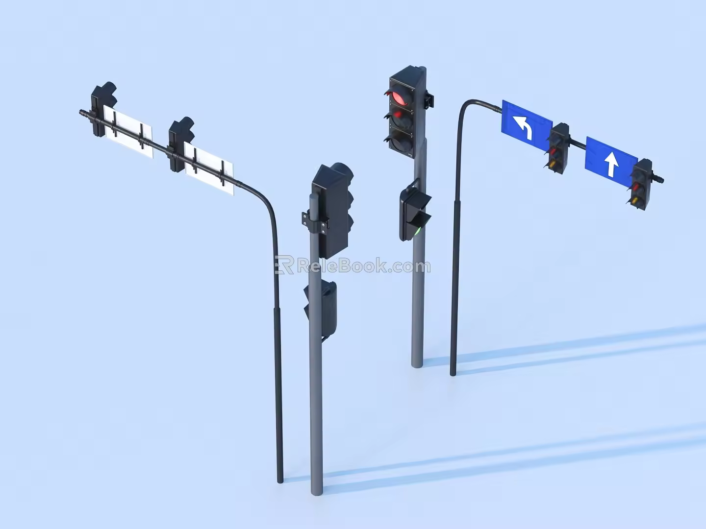 Traffic Light Indicator 3d model