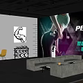 INDUSTRIAL LOFT RELATION AREA GYM RELATION AREA 3d model