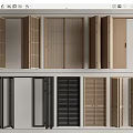 Modern Hinged Doors With Various Stylish Designs And Wooden Slat Panels