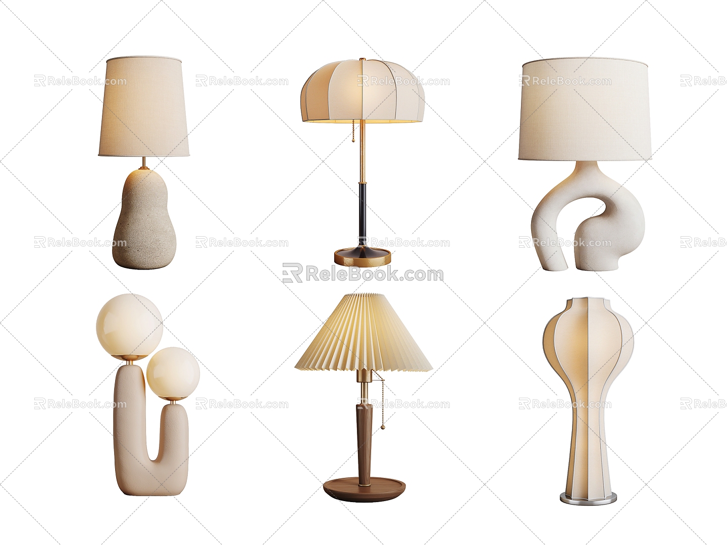 Quiet Wind Table Lamp Cream Wind Table Lamp Vintage Table Lamp model