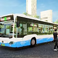 modern bus 3d model