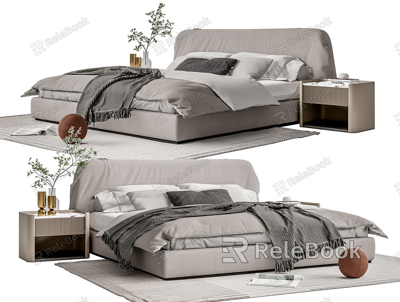 Modern Double Bed model