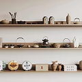 New Chinese Tea Set 3d model