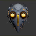 Sci-Fi Helmet Alien Helmet-Helmet High Tech Helmet Game Helmet 3d model