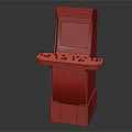 Modern game arcade 3d model