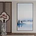 New Chinese Decorative Painting 3d model