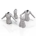 Gray Formal Clothing Collection With Stylish Design And 3D Model 3d model