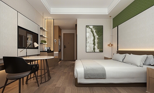 Hotel Rooms Modern Rooms 3d model