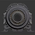 Industrial Mechanical Equipment With Metal Casing Heat Sink Structure And Support Brackets