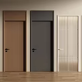 Assorted Design Swing Doors with Various Colors and Materials for Interior