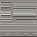 Decorative Gypsum Cornice Molding with Various Patterns for Home Interiors