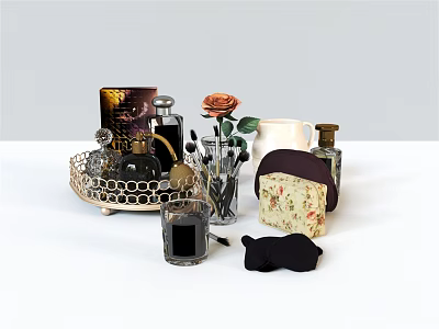 Modern cosmetic dresser 3d model