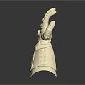 Golden Infinity Gauntlet Collectible Model With Detailed Decorative Design