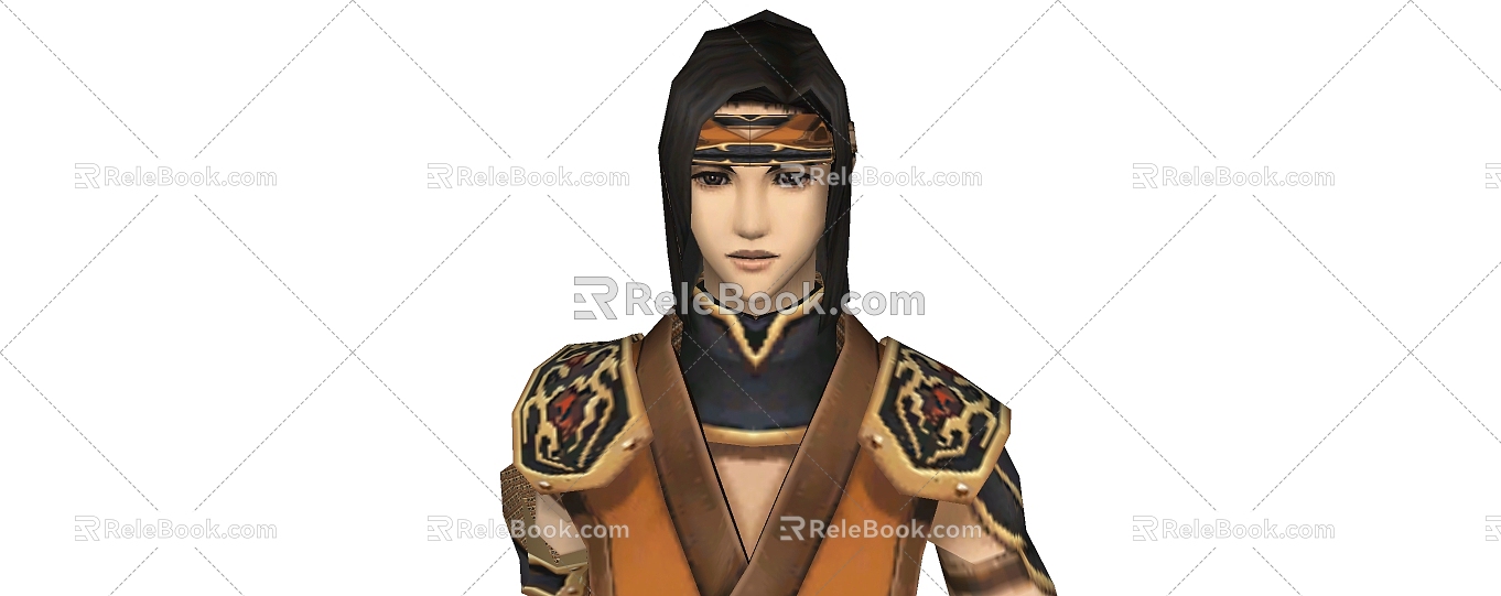 Modern Game Character Three Kingdoms Unparalleled Character Woman 3d model