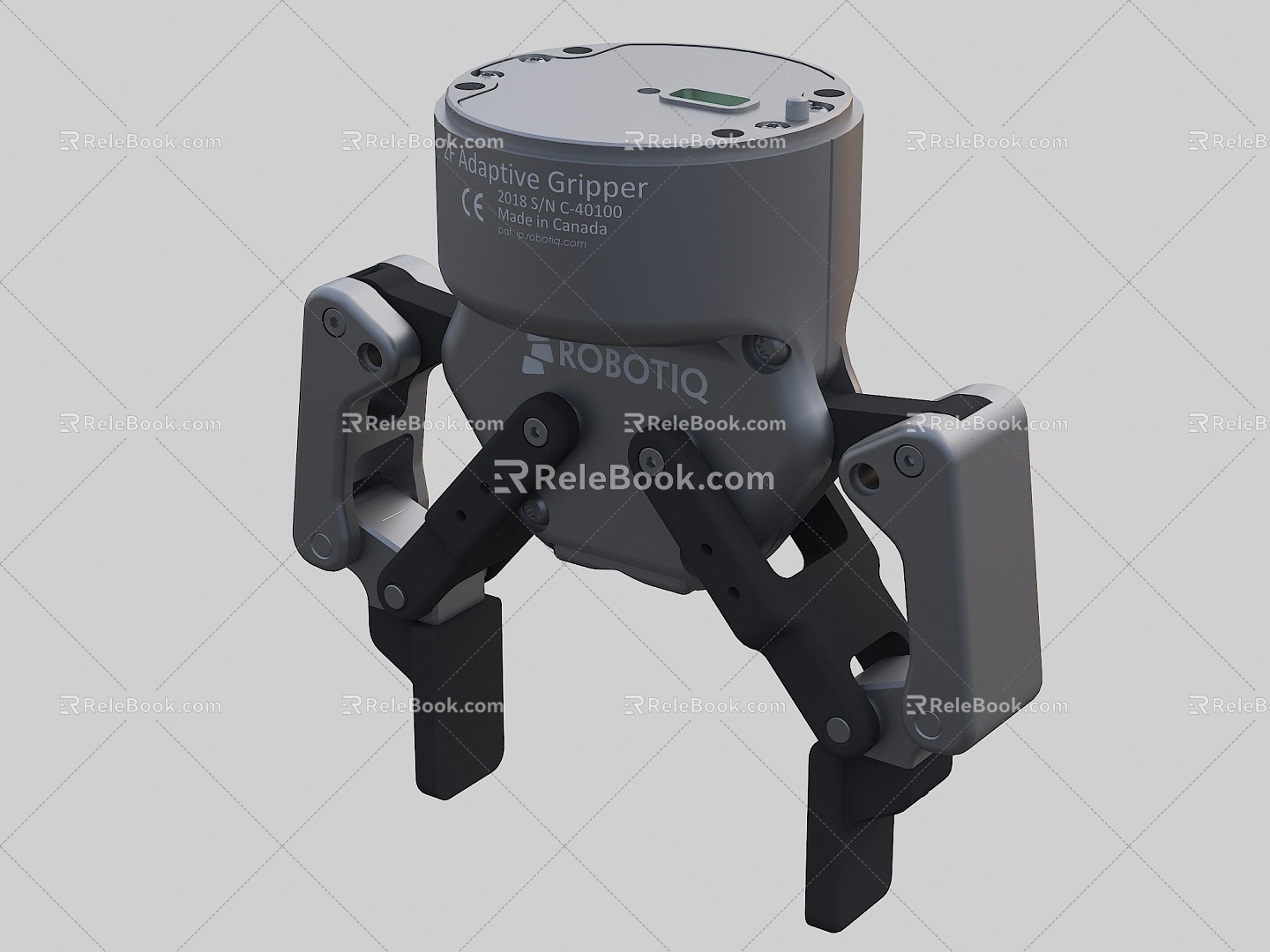 Finger Adaptive Clamp Manipulator 3d model