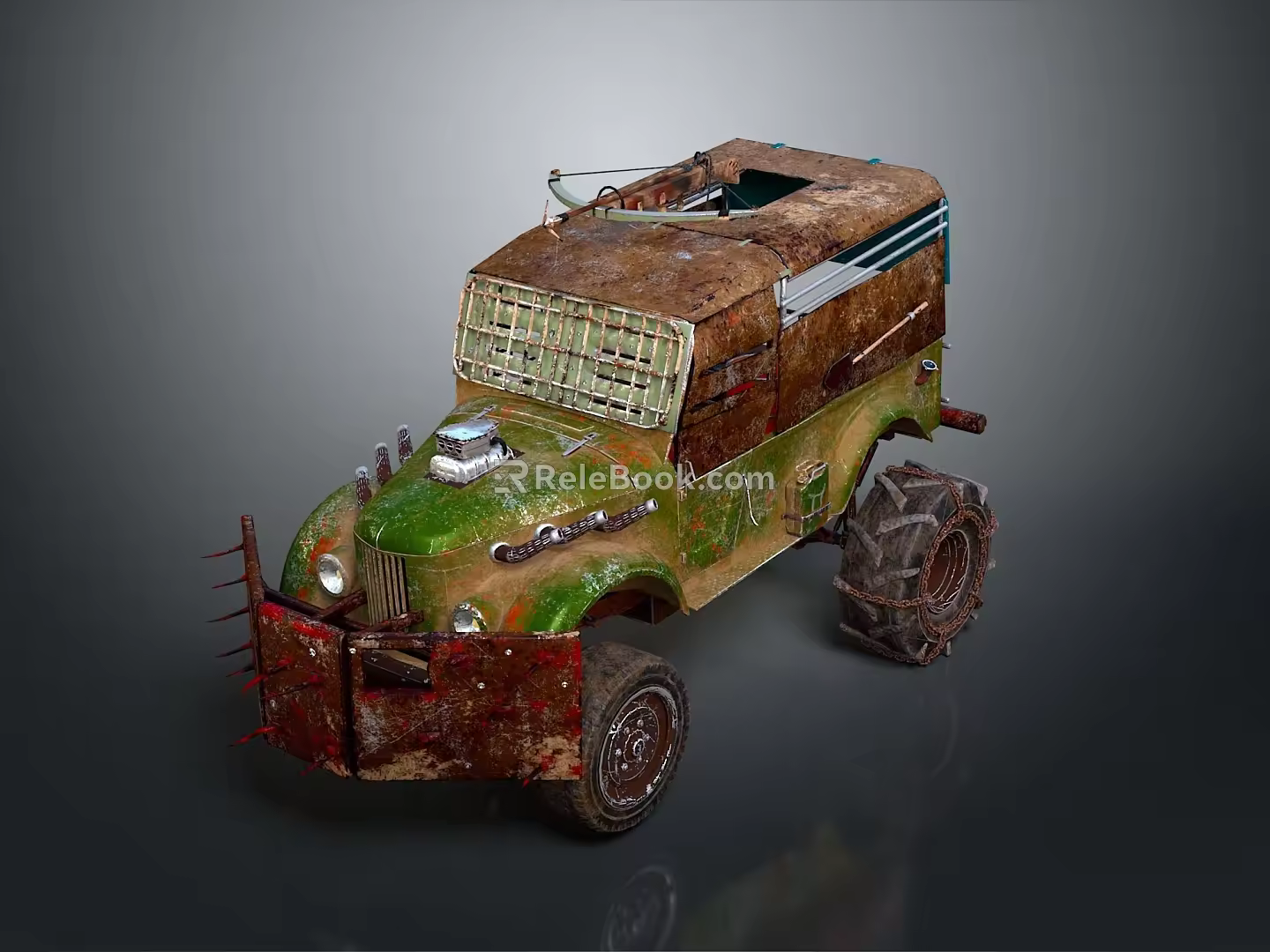 Travel car self-modified car self-modified car self-modified car self-made car self-made car travel car 3d model