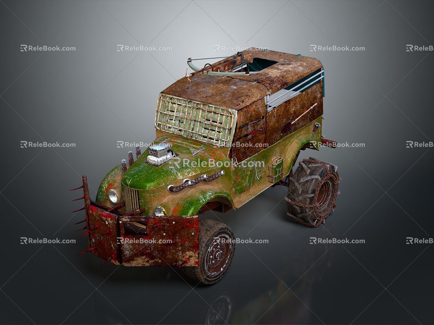 Travel car self-modified car self-modified car self-modified car self-made car self-made car travel car 3d model