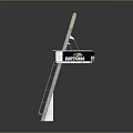 Tall Metallic Structure With Ladder Platform Top Lights And Nintendo Brand Sign