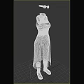 Stylish Black Sleeveless High Neck Dress With Belt Split Hem And Long Boots Glasses