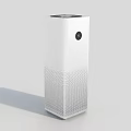 White Modern Air Purifier For Home Use With Sleek Design And Effective Air Cleaning Function