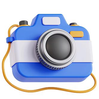 Modern Camera Cartoon Camera Animation Camera 3d model