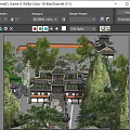 Qingyun Mountain Ancient Architecture 3d model