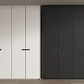 Minimalist wardrobe 3d model