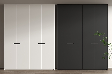 Minimalist wardrobe 3d model