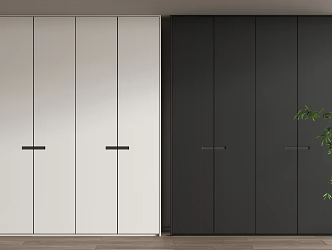 Minimalist wardrobe 3d model
