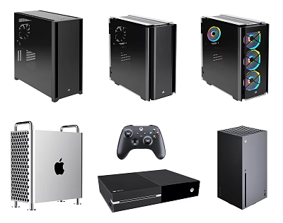 Modern Host Computer Host 3d model