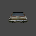 rusty car 3d model