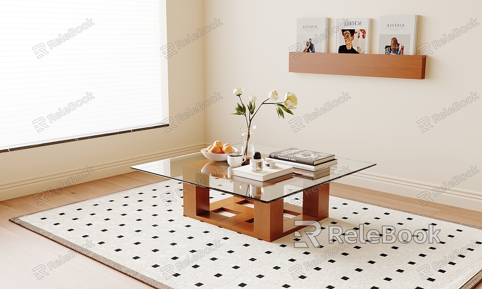 Modern Coffee Table Decorative Ornaments Combination Vase model