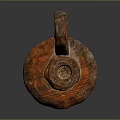 Wooden Sculpture Carving With Natural Texture Unique Shape And Base Stand Support