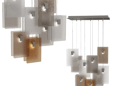 Italamp chandelier 3d model