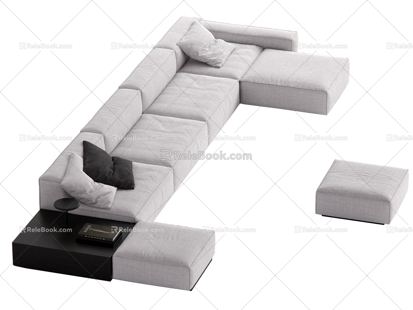 Modern Multiplayer Sofa 3d model