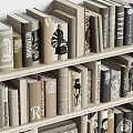 Books And Magazines On Shelf With Varied Colors And Designed Spines Neatly Arranged