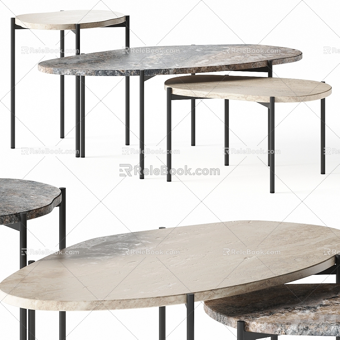 Modern coffee table 3d model