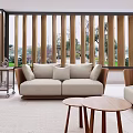 Double sofa 3d model