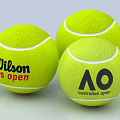 High Quality Wilson US Open and AO Australian Open Tennis Balls as Sports Equipment