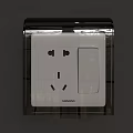 Transparent Plastic Socket Protector Cover For White Wall Mounted Electrical Outlet