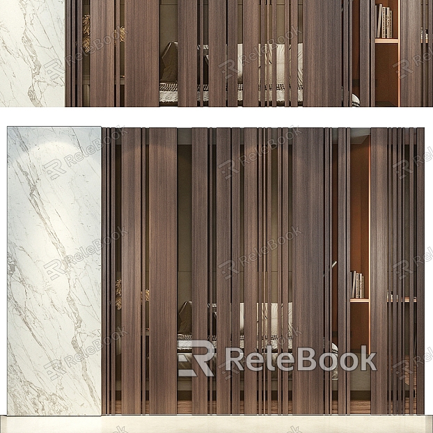 Modern background wall background wall panel model