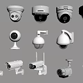 Different Types of Surveillance Cameras Dome Bullet PTZ Models For Indoor Outdoor Security Monitoring