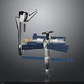 Space Mission Equipment Showcasing Space Shuttle Docked With Modular Space Station And Solar Panels