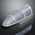 Advanced Space Aerospace Transparent Cabin Dome Structure For Manned Space Missions 3d model