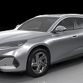 Silver Modern Station Wagon With Sleek Body Design And Alloy Wheels