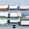 Modern sickbed 3d model