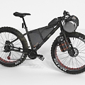 Modern Bicycle Mountain Bike 3d model