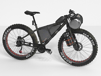 Modern Bicycle Mountain Bike 3d model